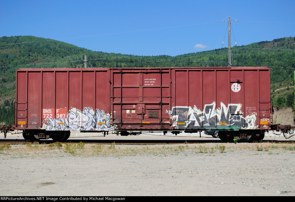 BNSF 722387 side A